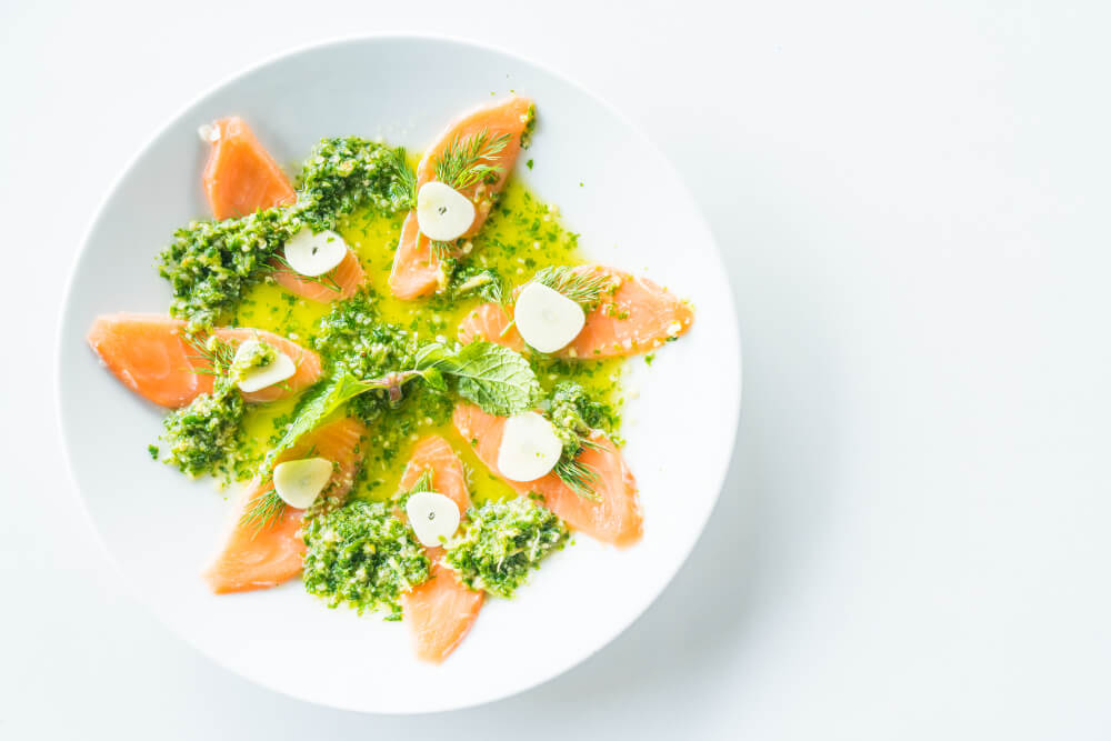 chimichurri salmon salad