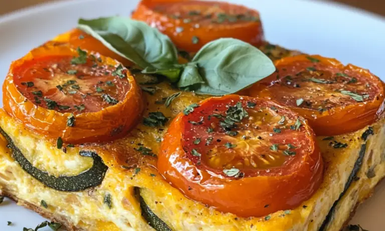 Squash and Tomato Oven Frittata