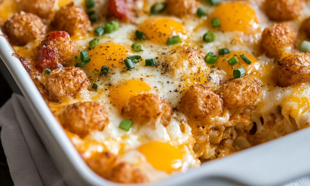 Tater Tot Breakfast Casserole