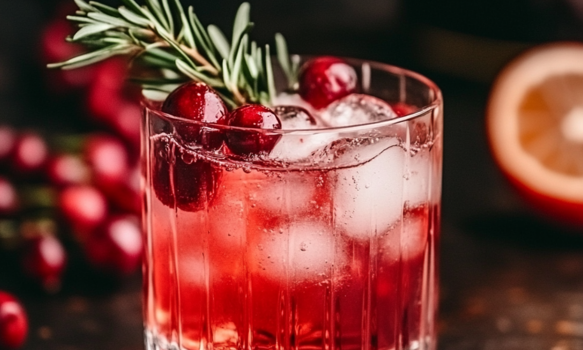 Cranberry Gin Spritzer