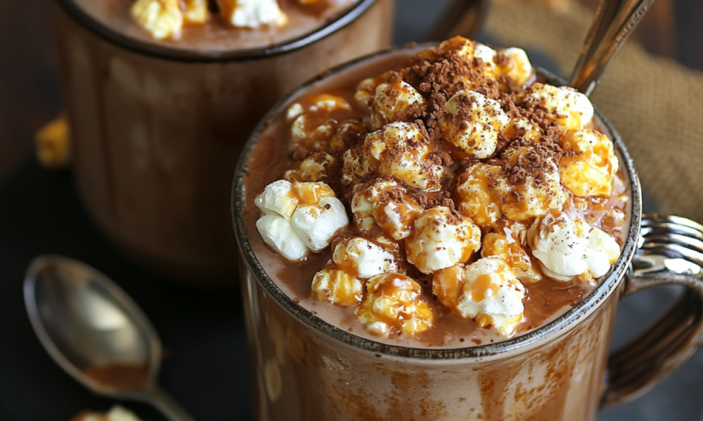 Caramel Corn Hot Chocolate