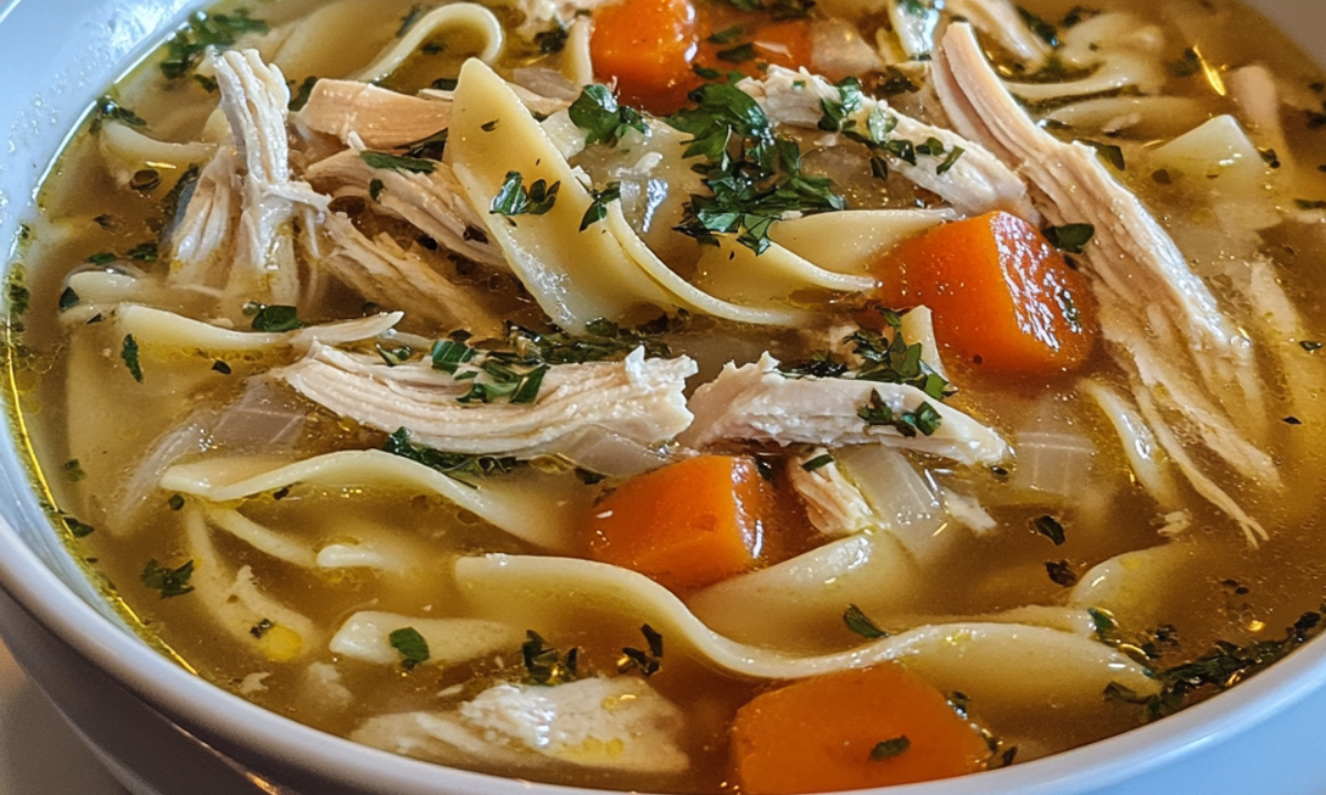 Slow Cooker Chicken Noodle Soup