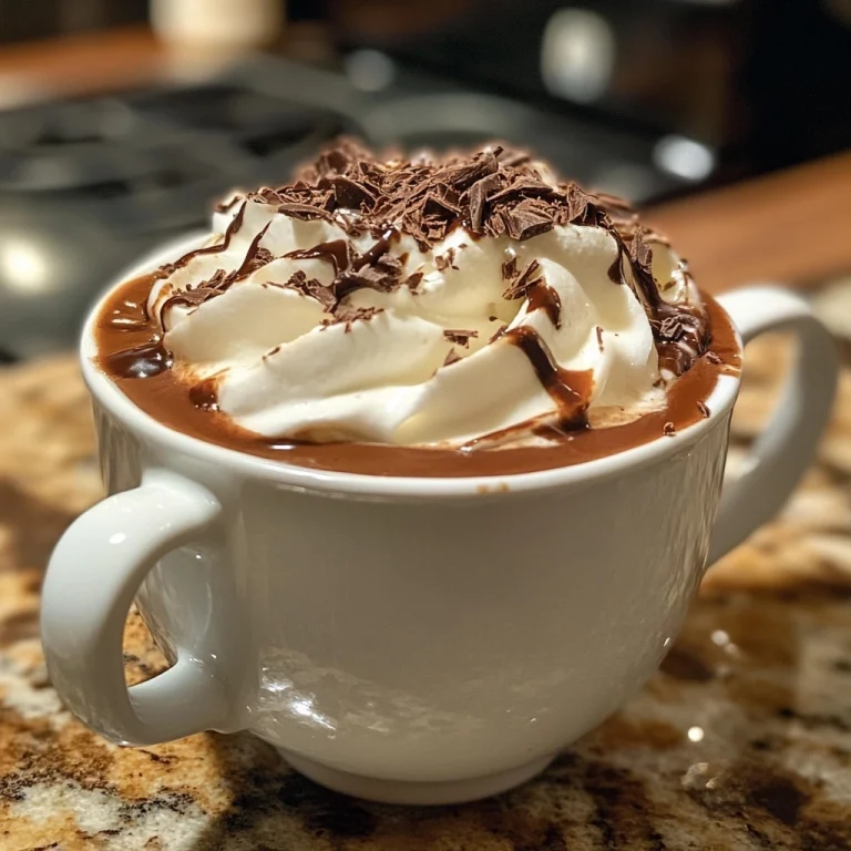 Cioccolata Calda (Hot Chocolate Italian-Style)