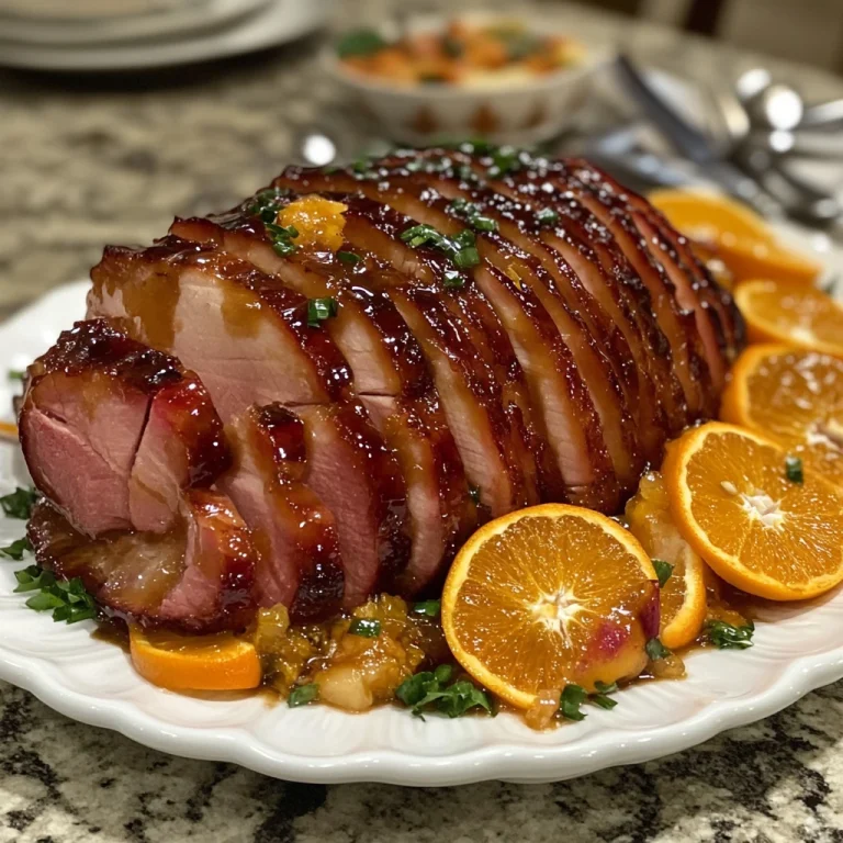 Honey-Orange Glazed Ham