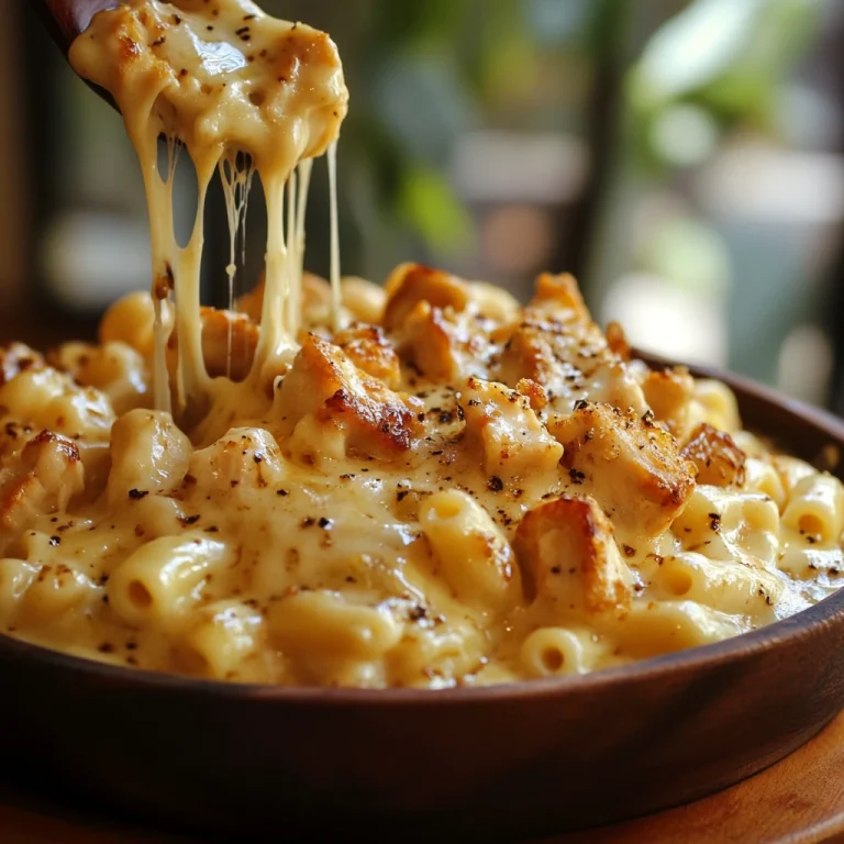 Honey Pepper Chicken Mac and Cheese