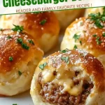 Garlic Parmesan Cheeseburger Bombs