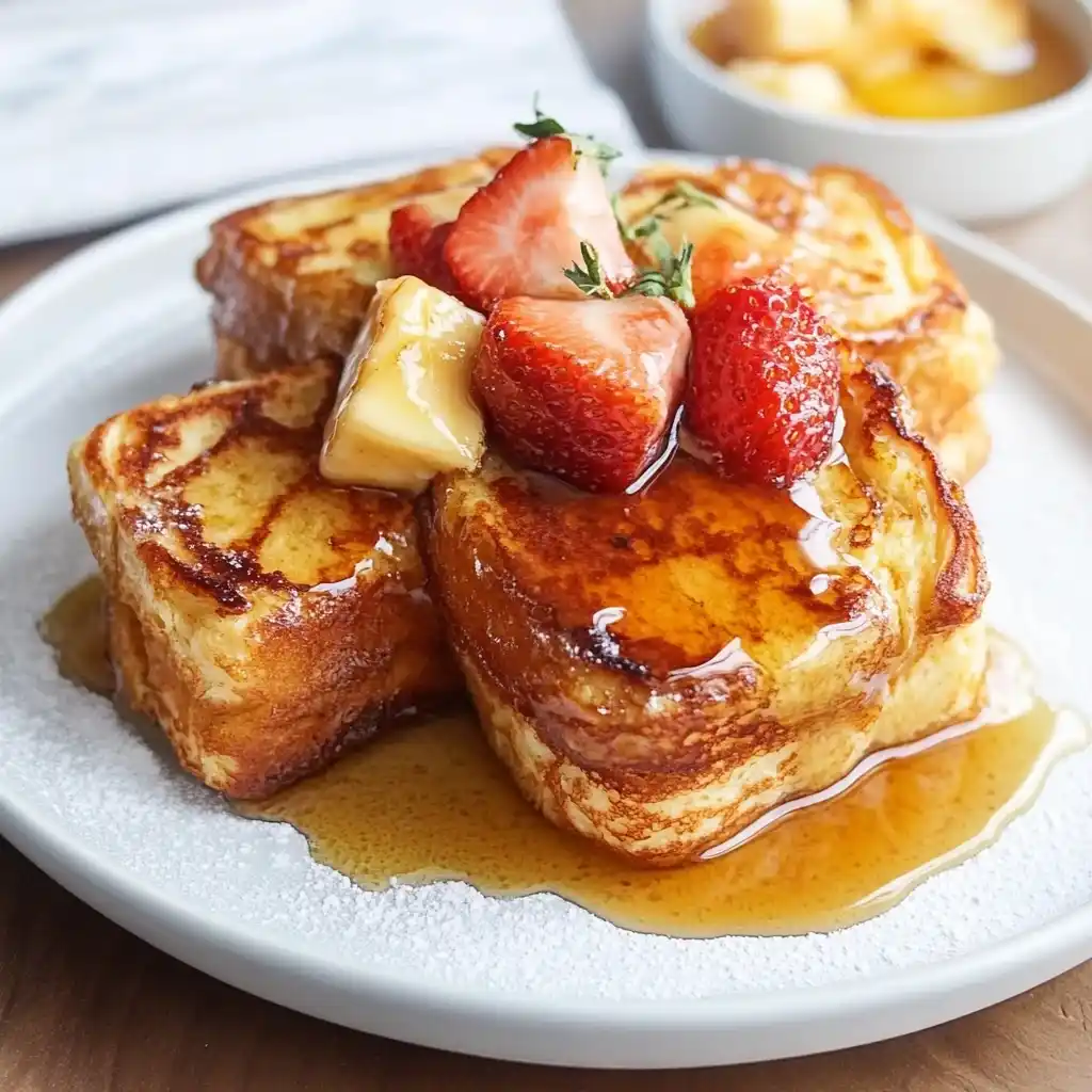 easy Hawaiian Roll French Toast recipe