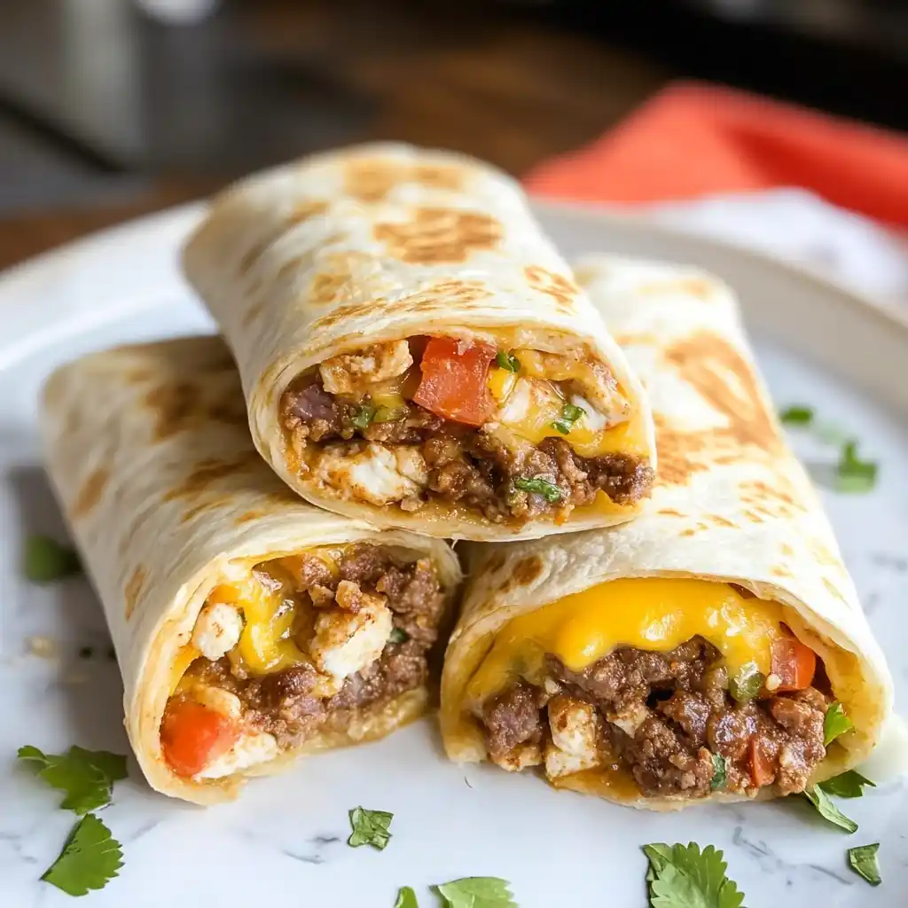 Easy breakfast burritos recipe