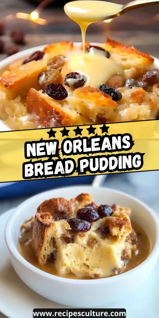 CLASSIC NEW ORLEANS BREAD PUDDING