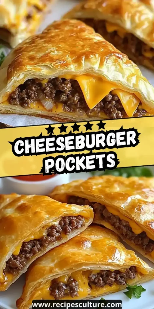 Cheeseburger Pockets recipe