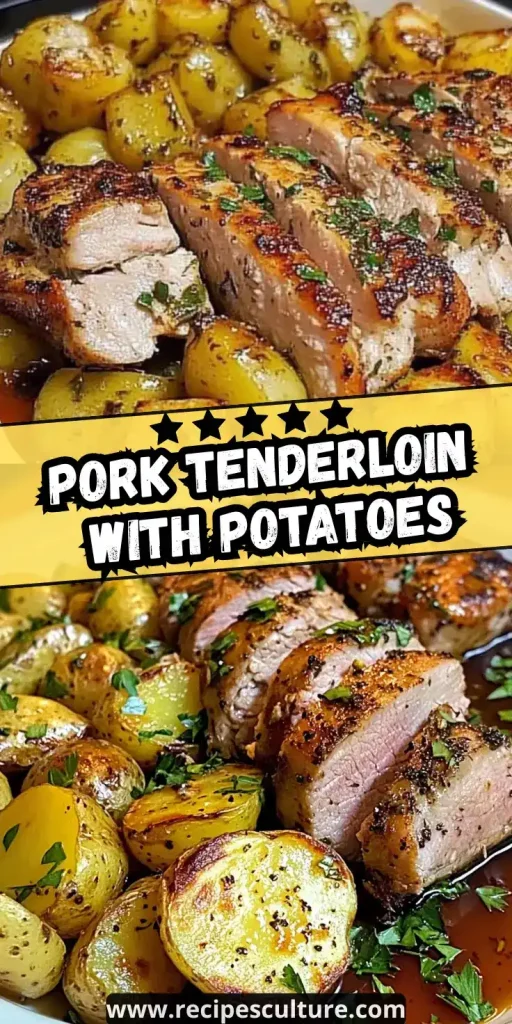 Pork Tenderloin with Potatoes recipe