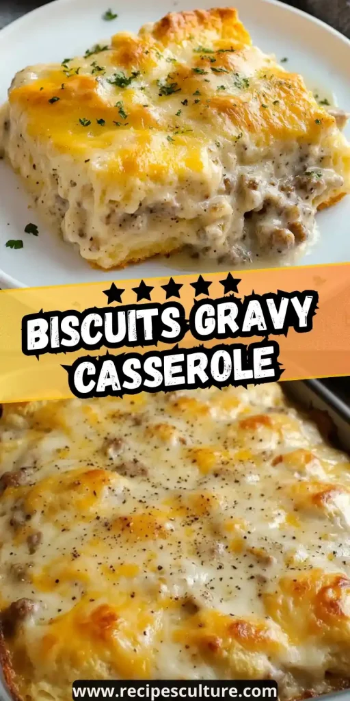 Biscuits and Gravy Casserole