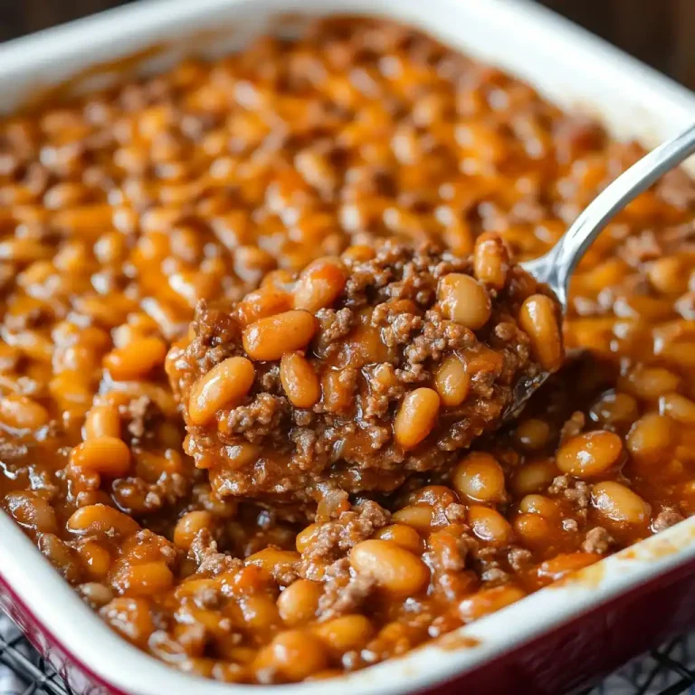 Baked Beans & Ground Beef Casserole