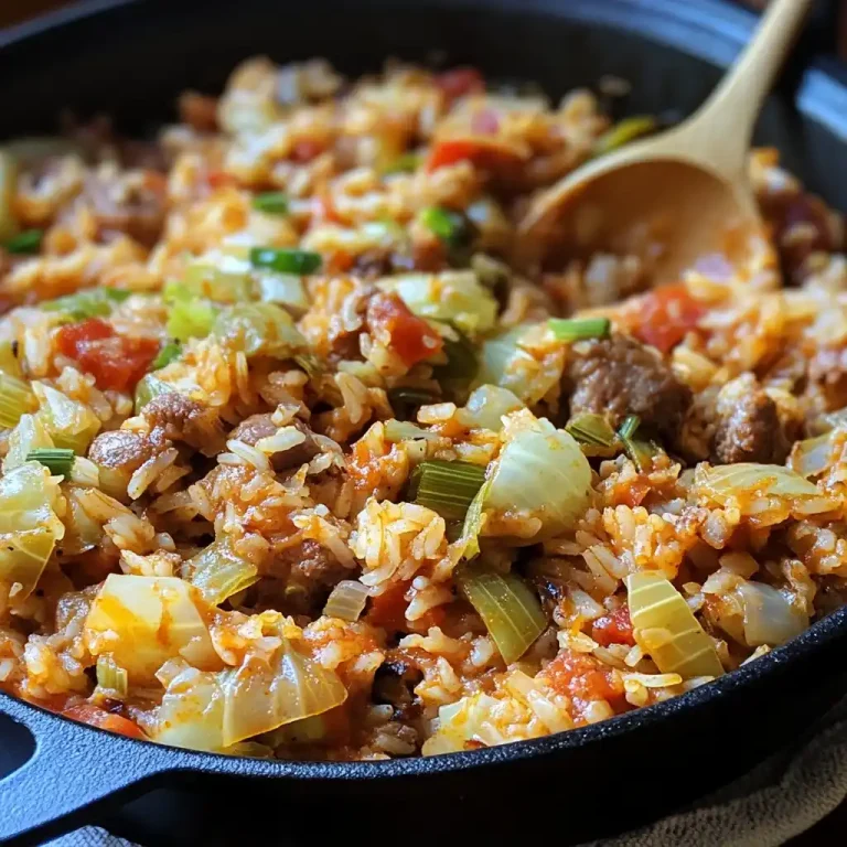 Cajun Cabbage Jambalaya