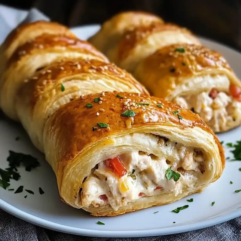 Chicken Stuffed Crescent Roll