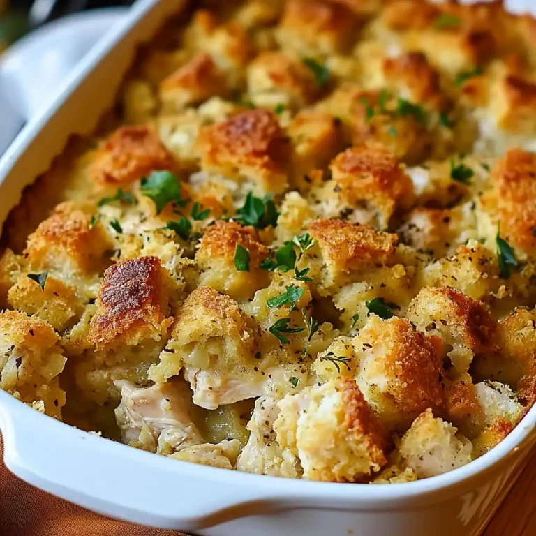 Dolly’s Chicken and Stuffing Casserole.