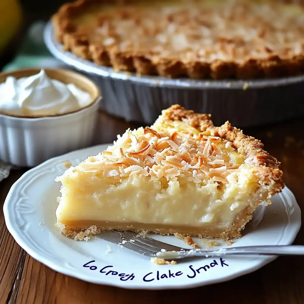 Easy French Coconut Pie recipe