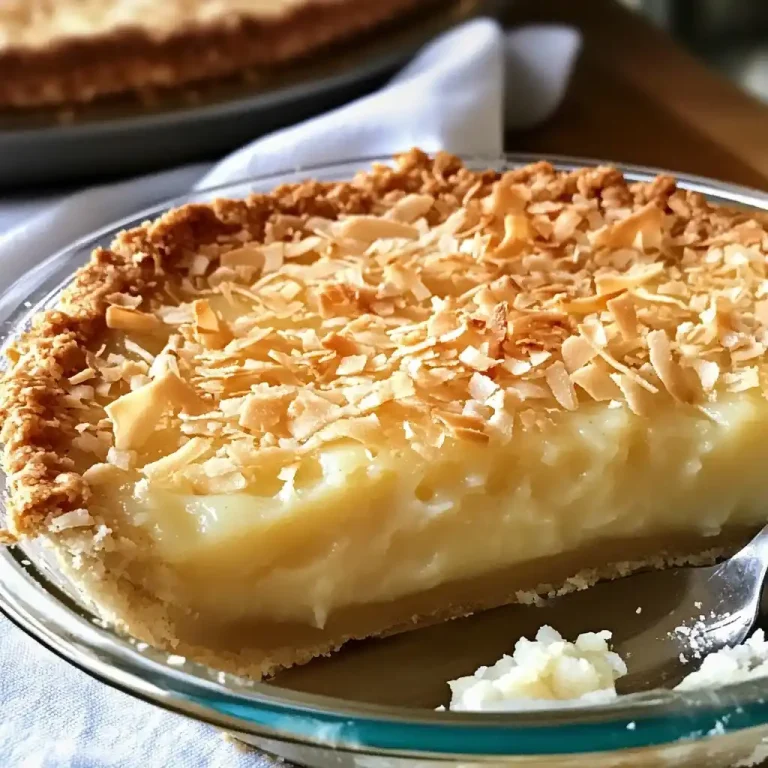French Coconut Pie