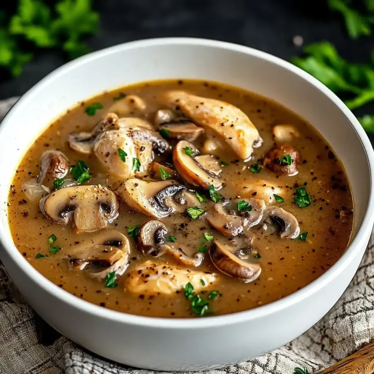 Rotisserie chicken mushroom soup