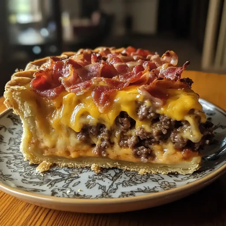 Carnivore Bacon Cheeseburger Pie