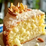 Lemon Coconut Almond Cake