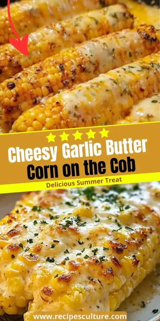 easy Cheesy Garlic Butter Corn on the Cob