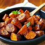 Honey Cinnamon Roasted Sweet Potatoes