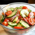 Marinated Cucumber, Onion, and Tomato Salad