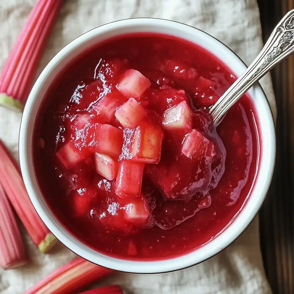 Home made Rhubarb sauce RECIPE