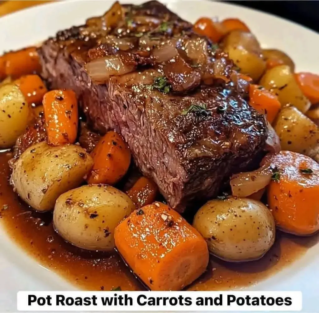 Slow Cooker Beef Roast with Potatoes and Carrots