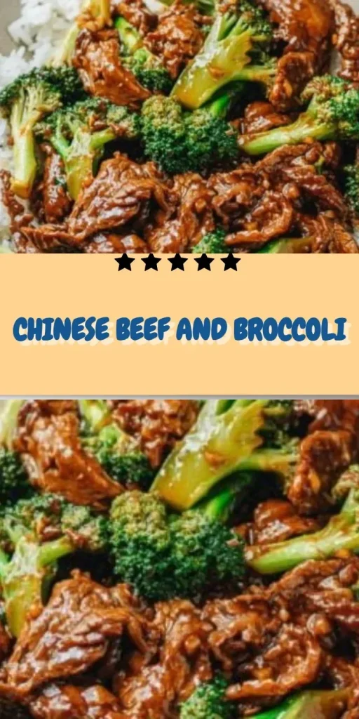 Delicious Chinese beef and broccoli stir-fry served on a plate