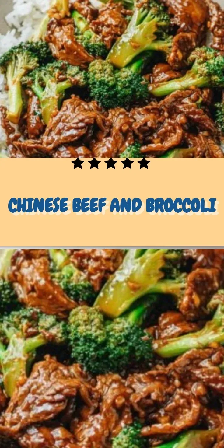 Delicious Chinese beef and broccoli stir-fry served on a plate