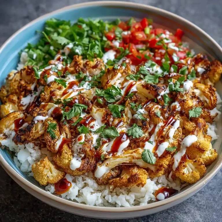 Cauliflower Shawarma Bowls