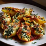 Spinach and Ricotta Stuffed Shells