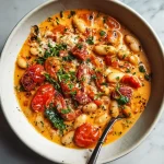 Creamy Vegan Tomato White Bean Stew