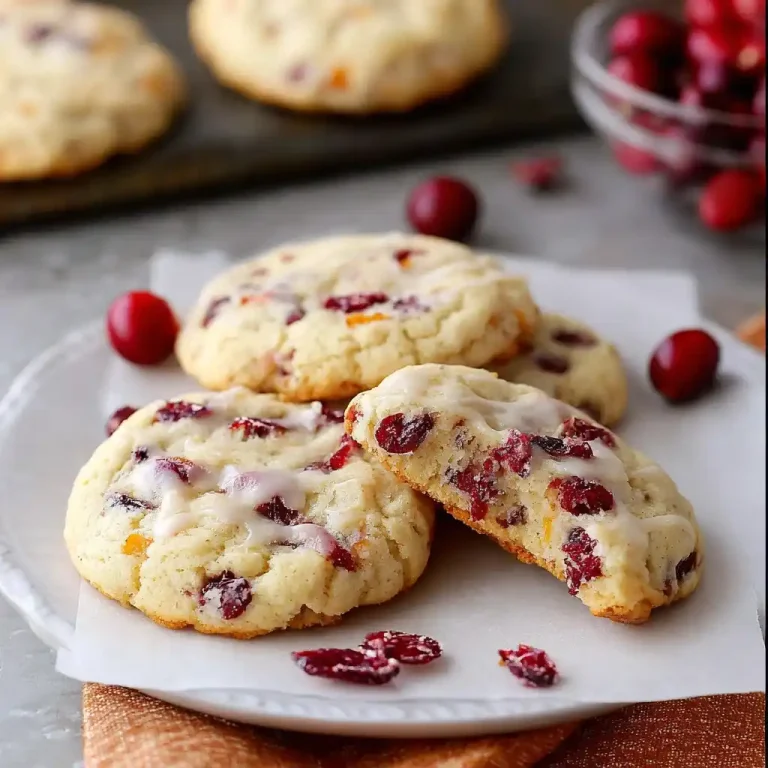 Christmas Cranberry Orange Cookies