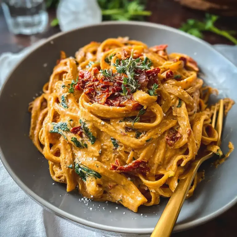 Creamy Vegan Sun-Dried Tomato Pasta
