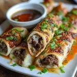 Keto Philly Cheesesteak Rolls