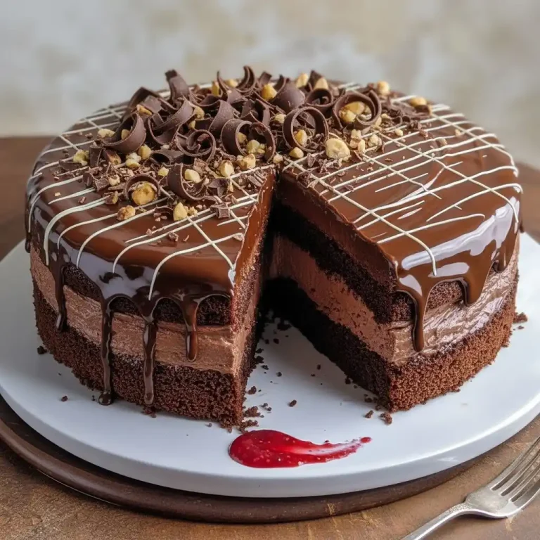 Hershey’s Chocolate Cheesecake Cake