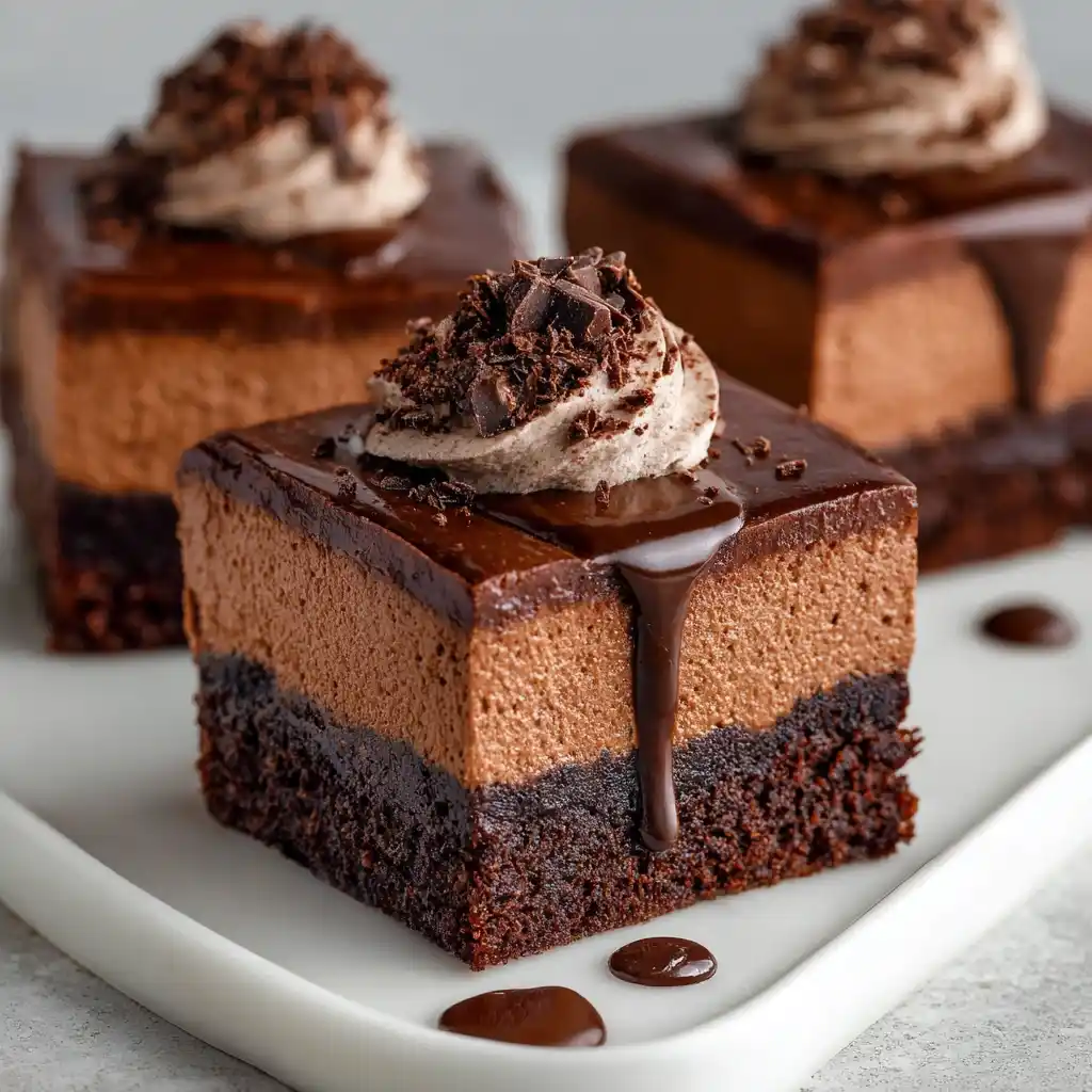 Chocolate Mousse Brownies