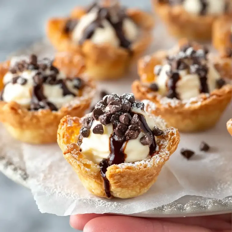 Mini Cannoli Cups