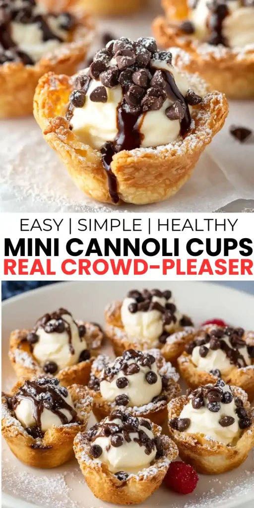Mini Cannoli Cups RECIPE