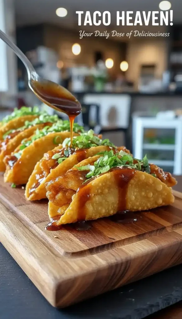easy Applebee’s Chicken Wonton Tacos