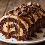 Reese's Peanut Butter Cup Roll Cake