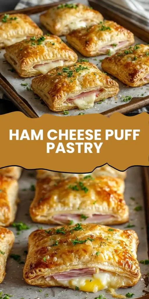 Ham Cheese Puff Pastry recipe