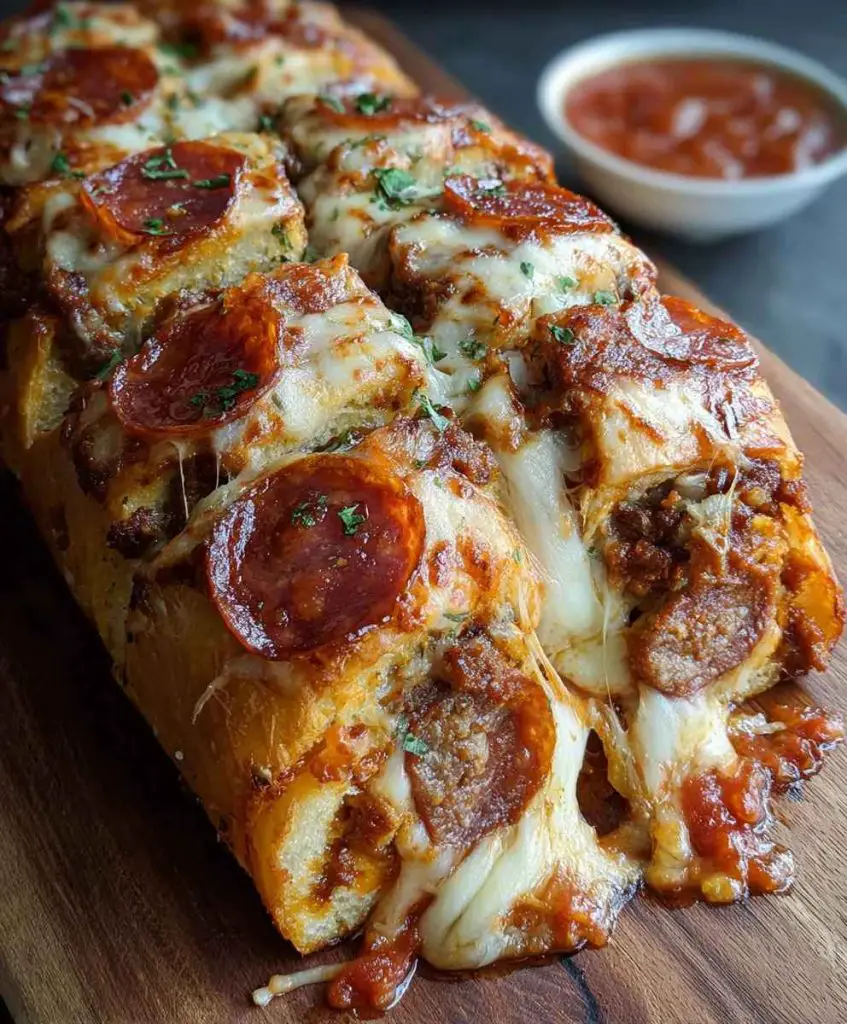 Meat Lovers Pizza Bread recipe
