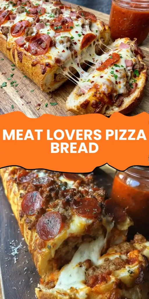 easy Meat Lovers Pizza Bread recipe